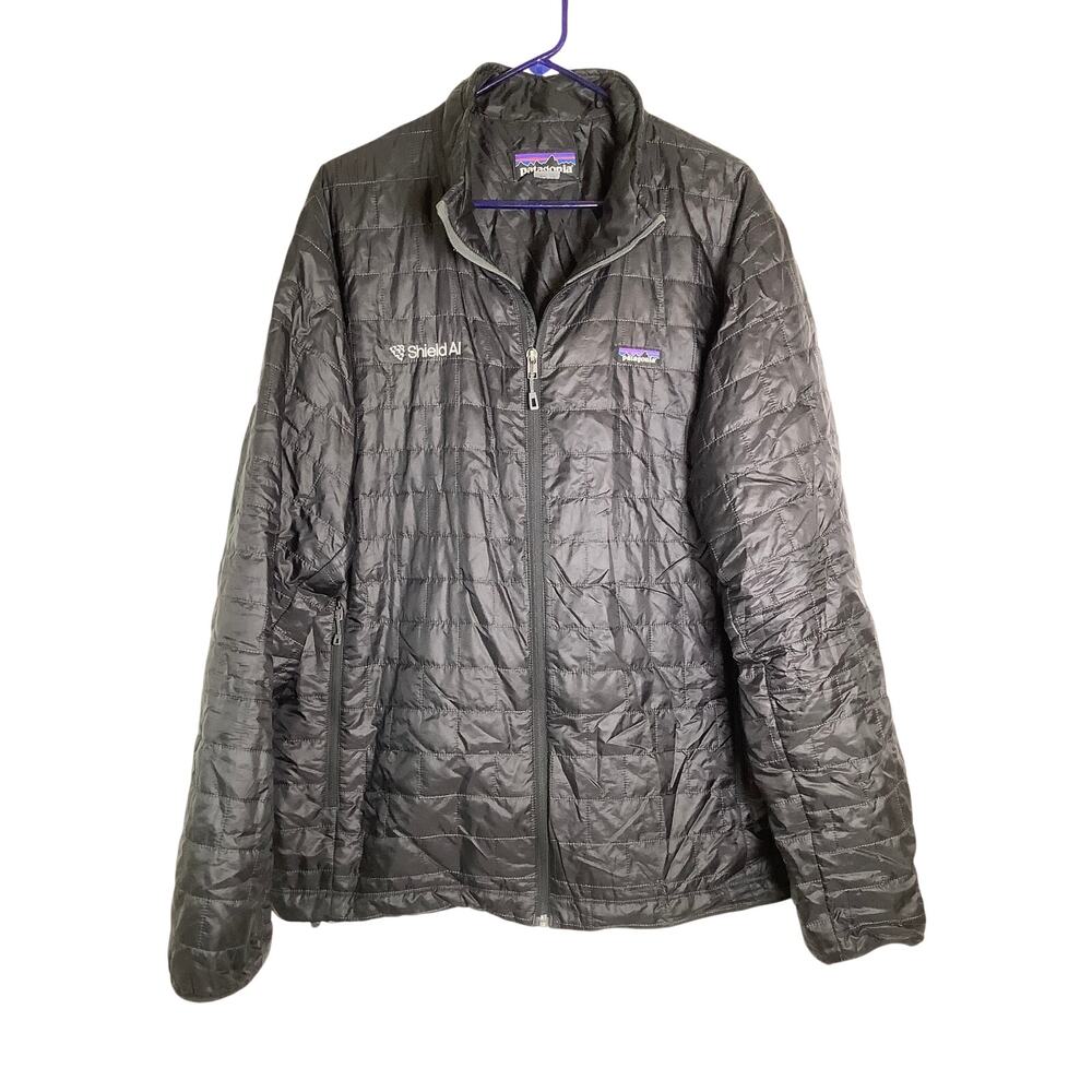Patagonia SHEILD AI Mens XXL Black Nano Puff Quilted Zip Up Jacket HR11-2 - Picture 2 of 10